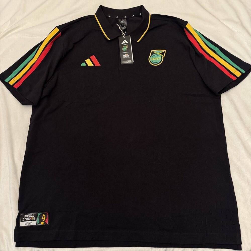 Adidas Jamaica Bob Marley DNA Polo Shirt